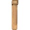 Ekena Millwork Traditional Craftsman Smooth Bracket w/ Offset Brace, Western Red Cedar, 5 1/2"W x 20"D x 28"H BKT0604X20X28TRA04SWR - alternate 3